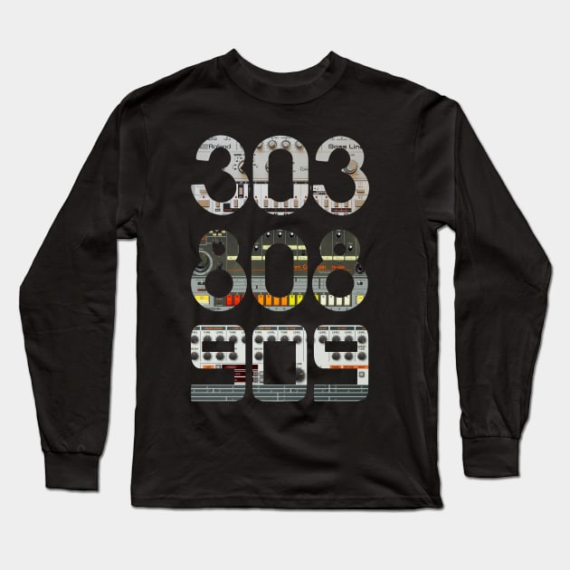 303 808 909 Long Sleeve T-Shirt by KimPanellaDesigns